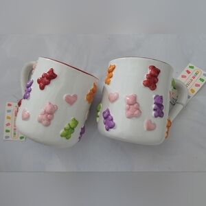 The Sheffield Home Multicolor Gummy Bear Ceramic Mugs Set (2)
